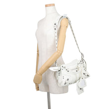 Load image into Gallery viewer, BALENCIAGA Neo Cagoule 2way Bag White700940 Arena Lambskin Size XS