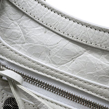 Load image into Gallery viewer, BALENCIAGA Neo Cagoule 2way Bag White700940 Arena Lambskin Size XS