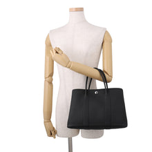 将图像加载到图库查看器中,HERMES Garden Party Black Togo Leather Size TPM