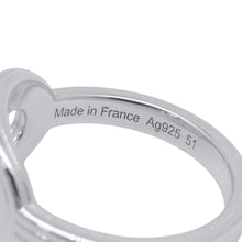 将图像加载到图库查看器中,HERMES Chaine d'Ancre24 Ring Size 51/#11 Silver SV925