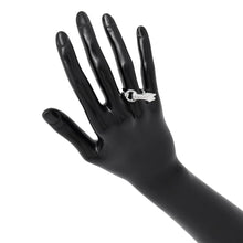 将图像加载到图库查看器中,HERMES Galop ring Size 58/#18 Silver SV925