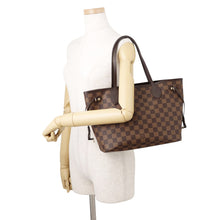 将图像加载到图库查看器中,LOUIS VUITTON Neverfull RedN41359 Damier Ebene Canvas Size PM