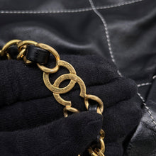 将图像加载到图库查看器中,CHANEL CHANEL22 Backpack BlackAS3313 Shiny Calf Leather Size Large