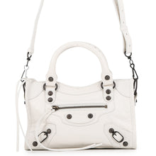 Load image into Gallery viewer, BALENCIAGA City 2WAY Handbag White806395 Arena Lambskin