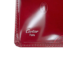 将图像加载到图库查看器中,CARTIER Happy Birthday Key Case BordeauxL3000929 Patent Leather