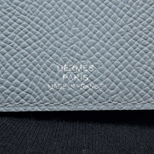 将图像加载到图库查看器中,HERMES Door Card Case Black Epsom