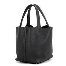 Load image into Gallery viewer, HERMES Picotin Lock Black Taurillon Clemence Size MM