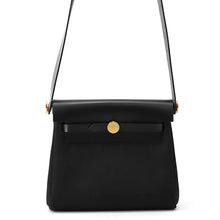 将图像加载到图库查看器中,HERMES Herbag zip Black Toile Military Vache Hunter Leather Size Mini