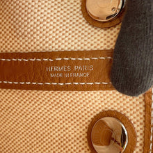 Load image into Gallery viewer, HERMES Neo Garden Gold/Ecru Toile H Negonda Leather Size 23