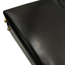 将图像加载到图库查看器中,HERMES Kelly Sellier Black Box Calf Leather Size 32