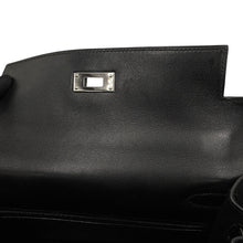 Load image into Gallery viewer, HERMES Kelly Sellier Black/Orange/Green Vibrato Gulliver Size 28