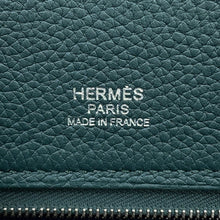 将图像加载到图库查看器中,HERMES Fool Toe R.M.S 12H Blue Marine/Vert Moyen/Blue Orange Toile Military Togo Leather