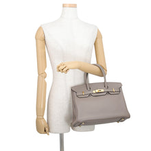 Load image into Gallery viewer, HERMES Birkin Gris Asphalt Togo Leather Size 30