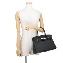 将图像加载到图库查看器中,HERMES Birkin Black Togo Leather Size 30