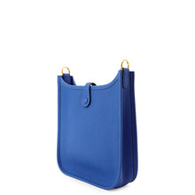 Load image into Gallery viewer, HERMES Evelyne Long Blue france Taurillon Clemence Size TPM