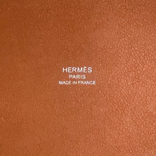 Load image into Gallery viewer, HERMES H Ambie Gold Toile H Swift Leather Size PM