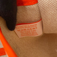 Load image into Gallery viewer, HERMES Peach Bag Palm Tree Khaki/Groseille/Ciel Cotton