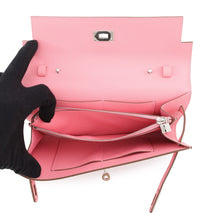 将图像加载到图库查看器中,HERMES Kelly wallet to go Rose Confetti Epsom