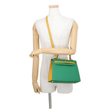 Load image into Gallery viewer, HERMES Kelly SPO (Outside) Catus/Jaune d'or Epsom Size 25
