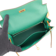 Load image into Gallery viewer, HERMES Kelly SPO (Outside) Catus/Jaune d'or Epsom Size 25