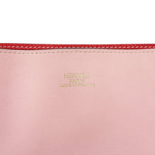 Load image into Gallery viewer, HERMES Double sense Rose Sakura/Rouge Pivoine Taurillon Clemence Vorkissim Size 45