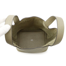 将图像加载到图库查看器中,HERMES Picotin Lock Sage Taurillon Clemence Size PM