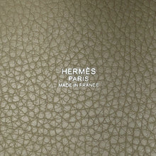 将图像加载到图库查看器中,HERMES Picotin Lock Sage Taurillon Clemence Size PM