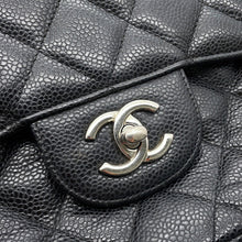 Load image into Gallery viewer, CHANEL Matelasse W-flap Chain Shoulder BlackA58600 Caviar Leather Size 30