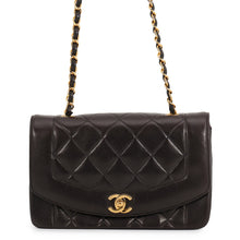 Load image into Gallery viewer, CHANEL Diana Chain Shoulder Bag Dark BrownA01164 Lambskin Size 23