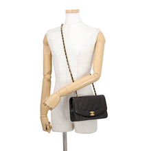 Load image into Gallery viewer, CHANEL Diana Chain Shoulder Bag Dark BrownA01164 Lambskin Size 23