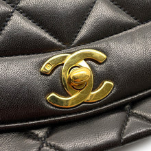 Load image into Gallery viewer, CHANEL Diana Chain Shoulder Bag Dark BrownA01164 Lambskin Size 23