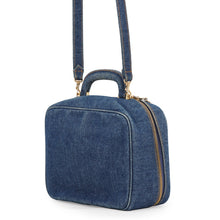 将图像加载到图库查看器中,CHANEL CC Logo 2-Way Vanity Bag BlueA07061 Denim