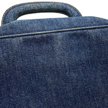 将图像加载到图库查看器中,CHANEL CC Logo 2-Way Vanity Bag BlueA07061 Denim