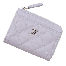 Load image into Gallery viewer, CHANEL Matelasse fragment case PurpleAP4893 Caviar Leather