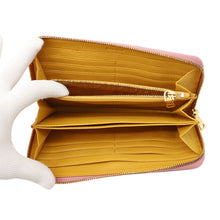 Load image into Gallery viewer, MIUMIU Ribbon Long Wallet Pink Leather