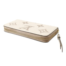 将图像加载到图库查看器中,LOUIS VUITTON Zippy Wallet Crème / Bois de RoseM80116 Monogram Empreinte Leather