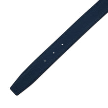 将图像加载到图库查看器中,HERMES Yachting Chaine d'Ancre Belt Size 85 Black/Blue Nuit Swift Leather Togo Leather