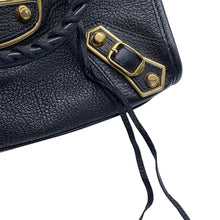 Load image into Gallery viewer, BALENCIAGA Classic Metallic Edge Mini City 2-Way Bag Black390160 Leather