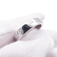 Load image into Gallery viewer, CARTIER Love Ring Size Small/49/#9B4050552/B4050500 18K White Gold