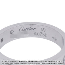 Load image into Gallery viewer, CARTIER Love Ring Size Small/49/#9B4050552/B4050500 18K White Gold