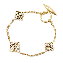 Load image into Gallery viewer, LOEWE Anagram Cube Bracelet GoldJ821240X01 Metal