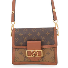 将图像加载到图库查看器中,LOUIS VUITTON Dauphine mini NoirM45959 Monogram Reverse Canvas