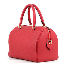 将图像加载到图库查看器中,LOUIS VUITTON Speedy Bandouliere scarletM44145 Monogram Empreinte Leather Size 25