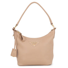 将图像加载到图库查看器中,PRADA Vitello Dino Shoulder Bag Beige1BC278 Leather