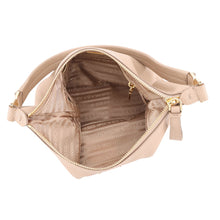 将图像加载到图库查看器中,PRADA Vitello Dino Shoulder Bag Beige1BC278 Leather