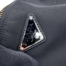 将图像加载到图库查看器中,PRADA Re-Nylon Shoulder Bag Black2VH113_2DMH_F0002_V_XOP Nylon Saffiano LeatherLeather
