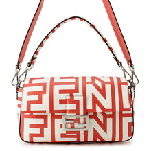 将图像加载到图库查看器中,FENDI FENDI x Marc Jacobs Mamma Bucket Shoulder Bag White/Red8BR600 Leather Size Medium