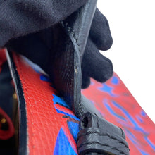 将图像加载到图库查看器中,BURBERRY Graffiti 2WAYBag Red/Multicolor Leather