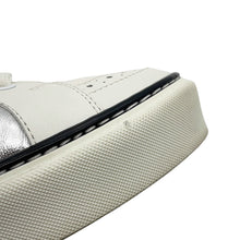 将图像加载到图库查看器中,LOUIS VUITTON Sneakers Black/White/Silver Leather Canvas Size 5