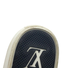 将图像加载到图库查看器中,LOUIS VUITTON Sneakers Black/White/Silver Leather Canvas Size 5
